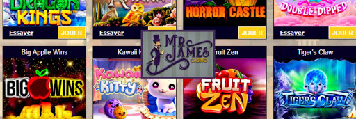 Główne etapy caisno Francuski Mr James casino